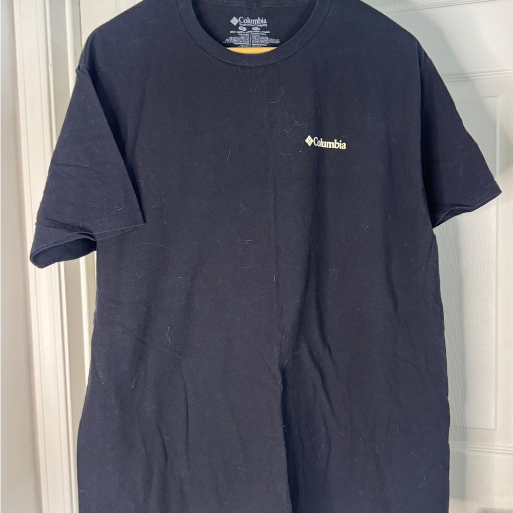 Columbia Sportswear Black Graphic Tee XXL 100% Cotton